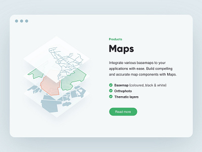 Layered 🌍 bullets design illustration layout maps products ui ux web