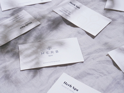 Herb Spa business cards