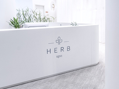 Welcome desk of bliss 🌿 brand branding bright clean design grey identity inspiration interior light logo minimal nature plants scandi scandinavian service simple spa white