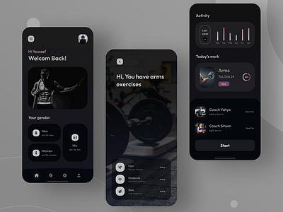 Gym App Design