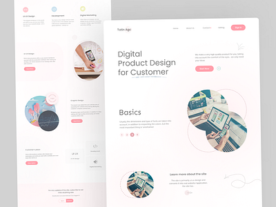 Landing page 'Totin Agc'