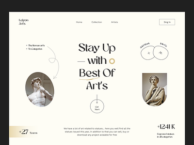 Landing Page | Leiyon Art's