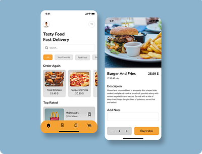 food delivery app app delivery design food ui ux