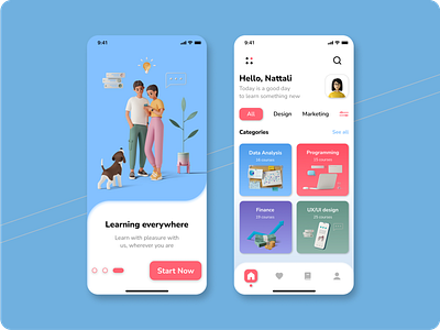 education app app design education learning online ui ux