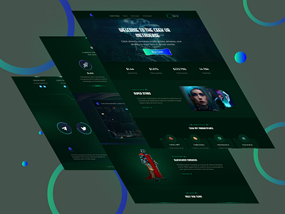 Ceek Metaverse Redesign Landing Page. 3d blockchain character concept clean concept crypto cryptocurrency exploration illustration landing page marketing metaverse metaverse landing page nft nfts simple ui ux design vr metaverse website website design