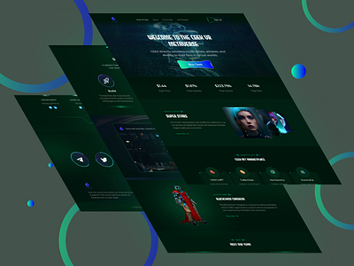 Ceek Metaverse Redesign Landing Page.