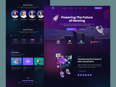 Altura- Crypto Redesign Landing Page. art bitcoin blockchain landing page colourful crypto crypto landing crypto landing page cryptocurrency cryptocurrency landing page dashboard design landing page metaverse landing page nft nft art nft landing page ui design uiux design web design website