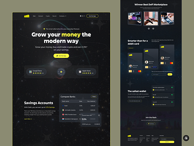 Nash- Cryptocurrency Redesign Landing Page
