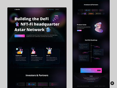 Starfish- Crypto redesign landing page.