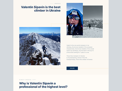 Ukrainian alpine skier Valentyn Sipavin landing