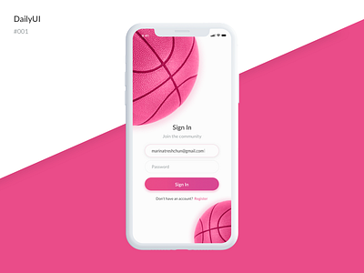 Hello Dribbble! | Daily UI | 001 dailyui dribbble first shot log in sign in ui user interface