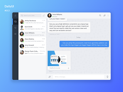 Direct Messaging | Daily UI | 013