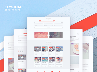 Elysium - Real Estate HTML5 Template agent business homes house property real estate shop template