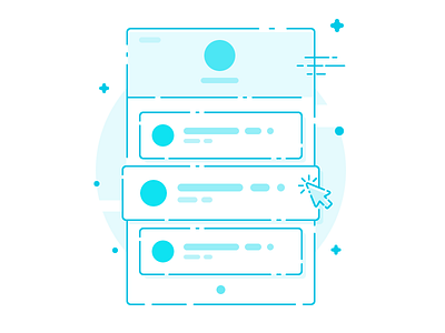 Wireframe App app interface application ux ui blueprint flat illustration material design prototype simple wireframe