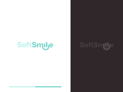 SoftSmile brand design brand identity branding logo logodesign logotype minimal typography