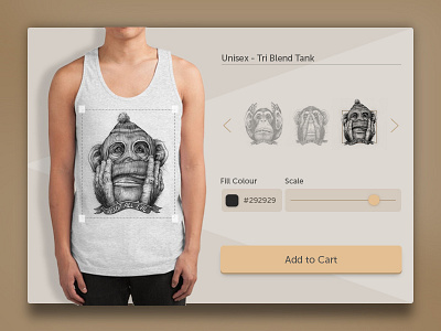 Day 15 - T Shirt Creator brand builder clothes configure fashion flat men t shirt ui