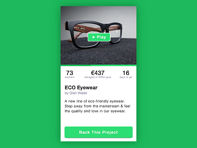 Day 32 - Crowdfunding Card charge crowdfunding dock e fund glasses kickstarter project raising station watch watchme