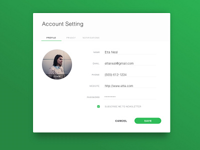 Day 73 - Account Settings