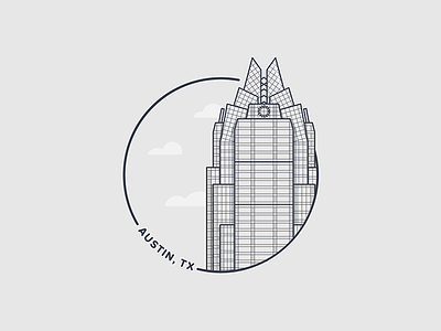 Austin Badge austin city design flat icon illustration logo texas ui ux vector web