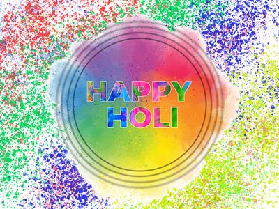 Happy Holi 2022 3d animation banner branding dangol design eipont graphic design logo motion graphics ro rohit rohitdangol roro roroads ui