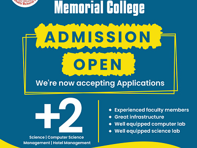 Admission Open post for BHANUBHAKTA MEMORIAL COLLEGE