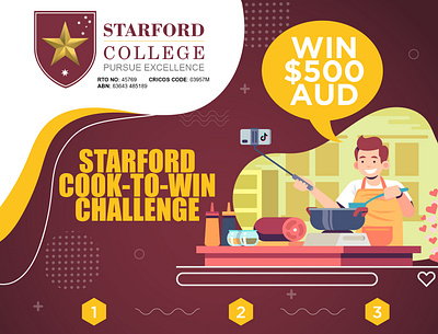 STARFORD COLLEGE 3d animation banner branding design graphic design illustration logo motion graphics ui vector