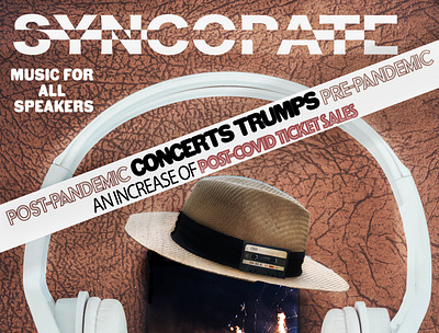 Syncopate: Music Magazine design graphic design illustration typography