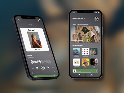 Music Streaming Design 🎨 app design figma mobile music streaming ux