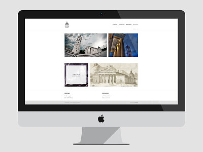 RIST architecture minimal web design webdesign white