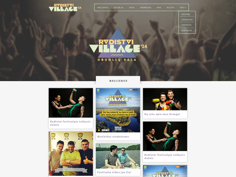 Radistai Village '14 event single fest festival radistai village lithuania single page one page