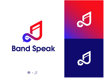 Logo Band Speak  💬+🎵