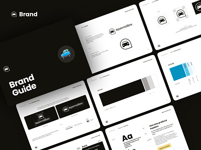 Brand Guide 🖤🚙 brand brandguide branding guide guideline identity lepermislibre logo