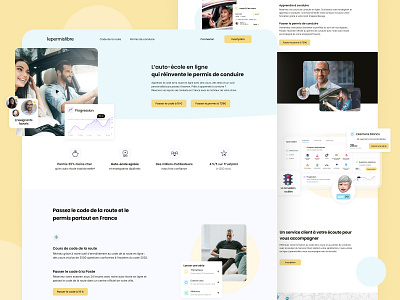 Landing Page UX UI Design - Lepermislibre 💛