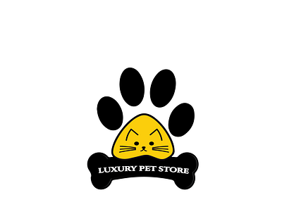 Logo for pet shop branding graphic design illustration logo ui