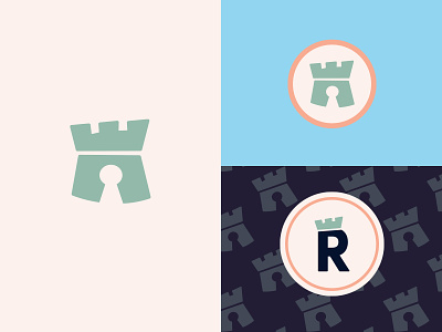 Realtor Branding Options branding castle crown key hole logo logo design real estate realtor logo