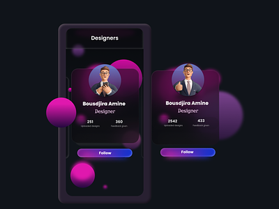 Dark mode design 3d 3ddesign app colorful darkmode des design glassmorphism graphic design nightmode ui ux