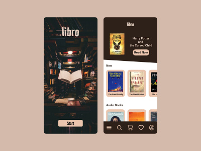 Libro app design ui ux