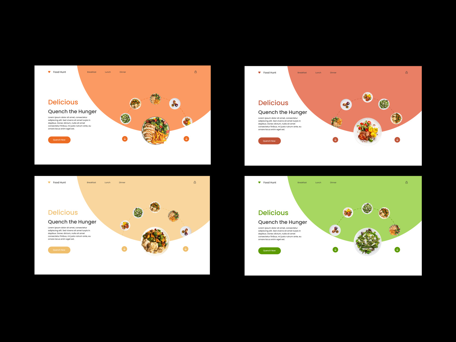 Food Hunt by Shiva Moeini on Dribbble