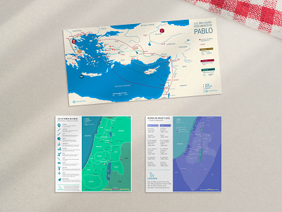 Mapas bíblicos (biblical maps) affinity designer bible biblia design designer graphic design illustration infographic learning maps study