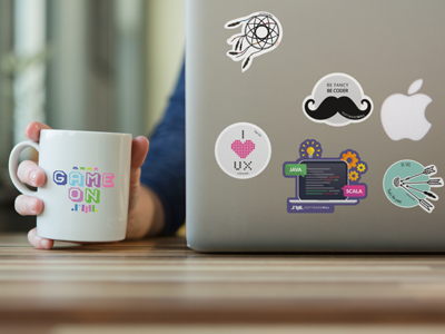Stickers code coder coding design graphic illustrator stickers ui ux