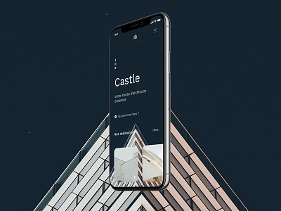 Castle - Agence d'architecture agency architecture design minimal responsive ui ux