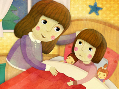 Mother's Lullaby book daughter illustration lullaby mother