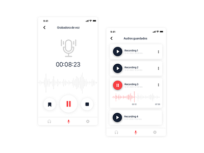 Voice recording app