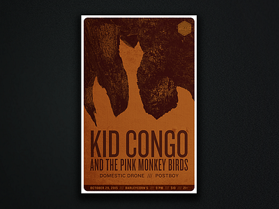 Kid Congo Gig Poster