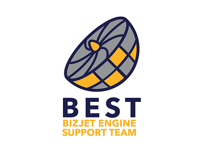 BizJet Engine Support Team Logo aviation bizjet engine logo lufthansa support tulsa turbine