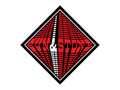 Sun & Stone Sticker band diamond music psychedelic sticker texture type typography