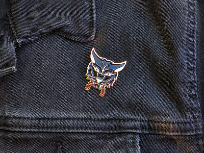 Panther Pin cat enamel enamel pin motorcycle panther pin