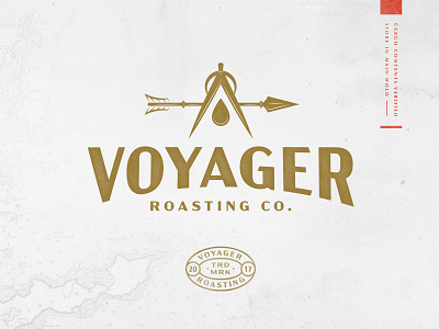 Voyager Roasting Co. branding branding design coffee logo roasters sailing