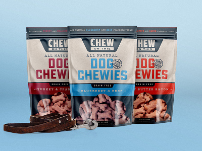 Chew on This branding dog packaging treats