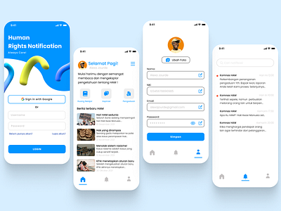 Redesign Human Rights Notification App